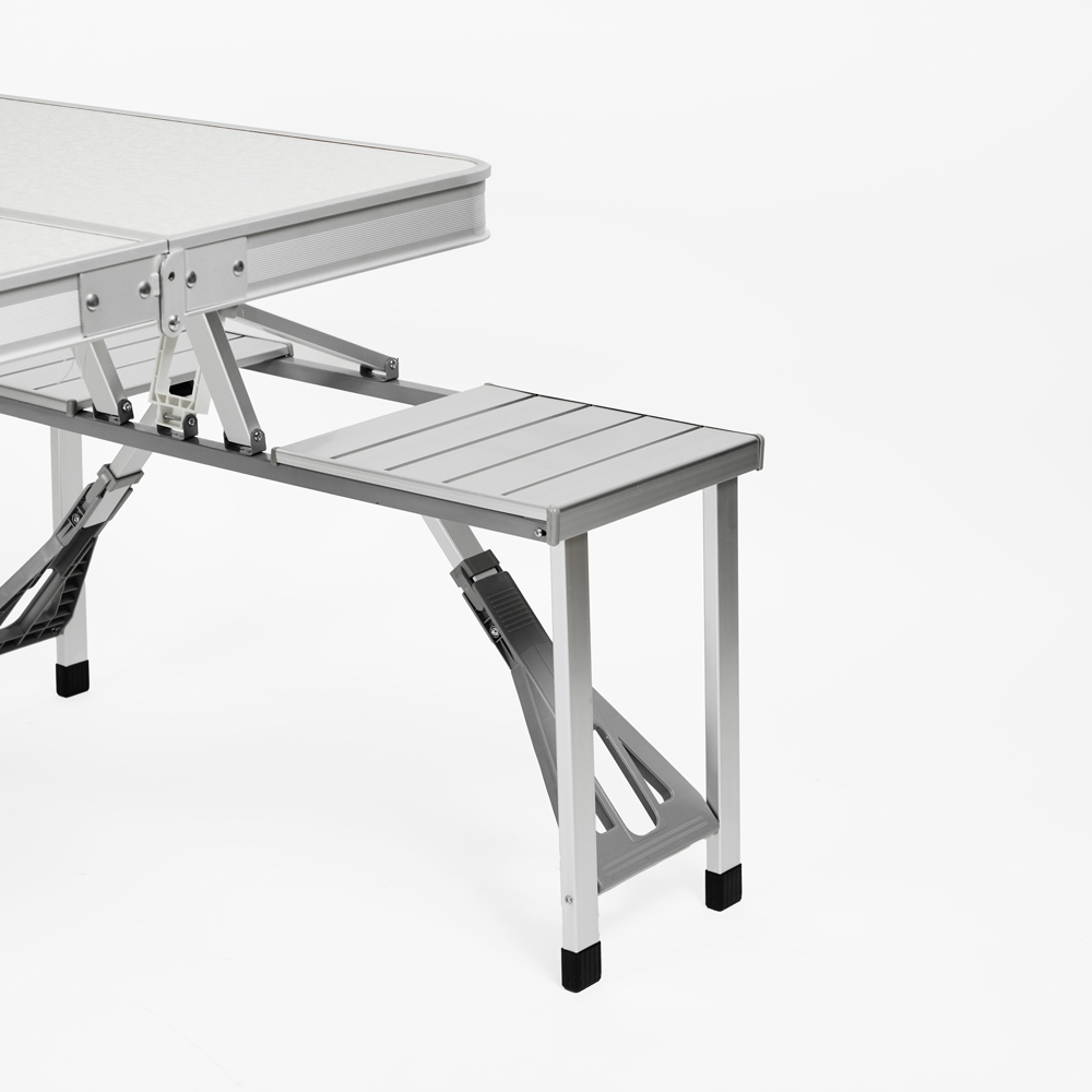 MESA DE ALUMINIO PLEGABLE DYNE 4 PERSONAS CAMPING DOITE - 4