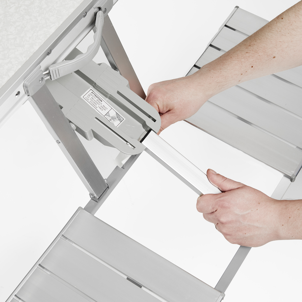 MESA DE ALUMINIO PLEGABLE DYNE 4 PERSONAS CAMPING DOITE - 6
