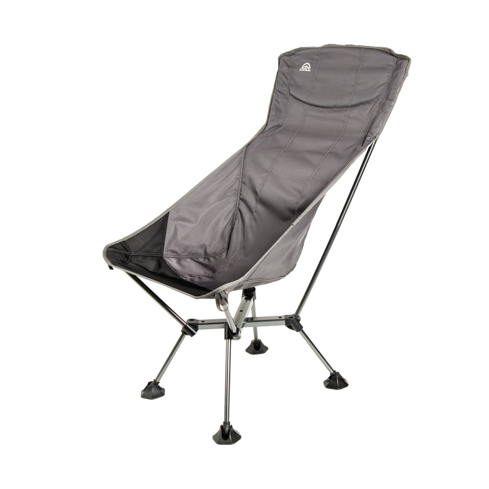 SILLA CAMPING LOUNGE GRIS DOITE - 1