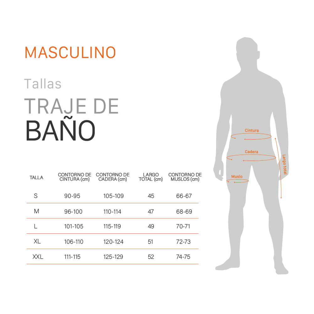 TRAJE DE BAÑO BAKER NEGRO HOMBRE DOITE - 8