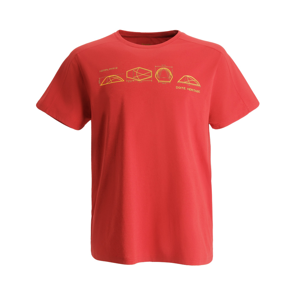 POLERA MANGA CORTA SHELTER ROJO HOMBRE DOITE - 1