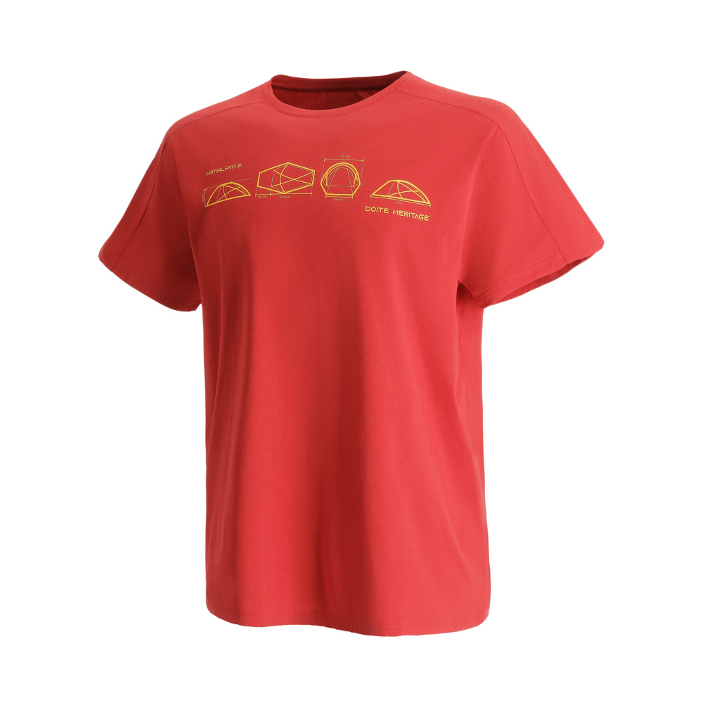 POLERA MANGA CORTA SHELTER ROJO HOMBRE DOITE - 2