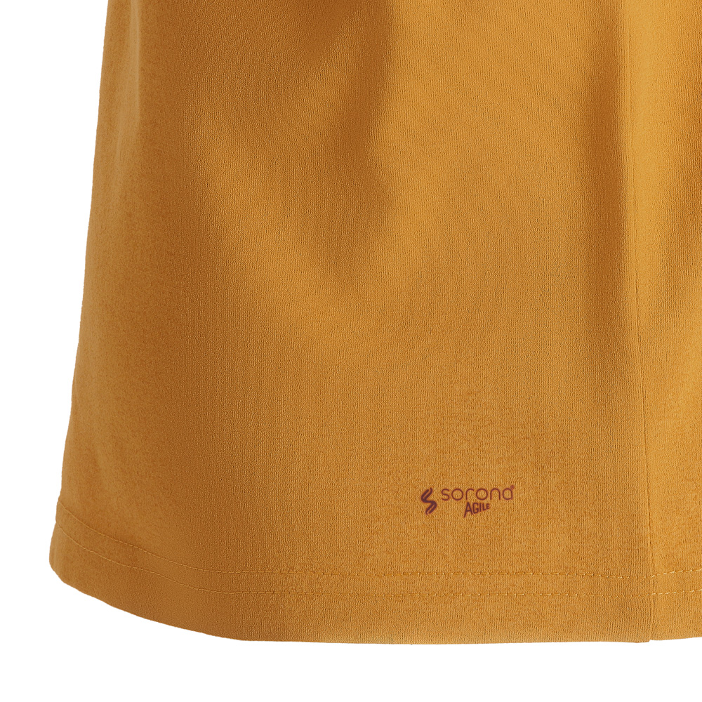 POLERA MANGA CORTA DEPORTIVA TENT HOMBRE MOSTAZA DOITE - 5