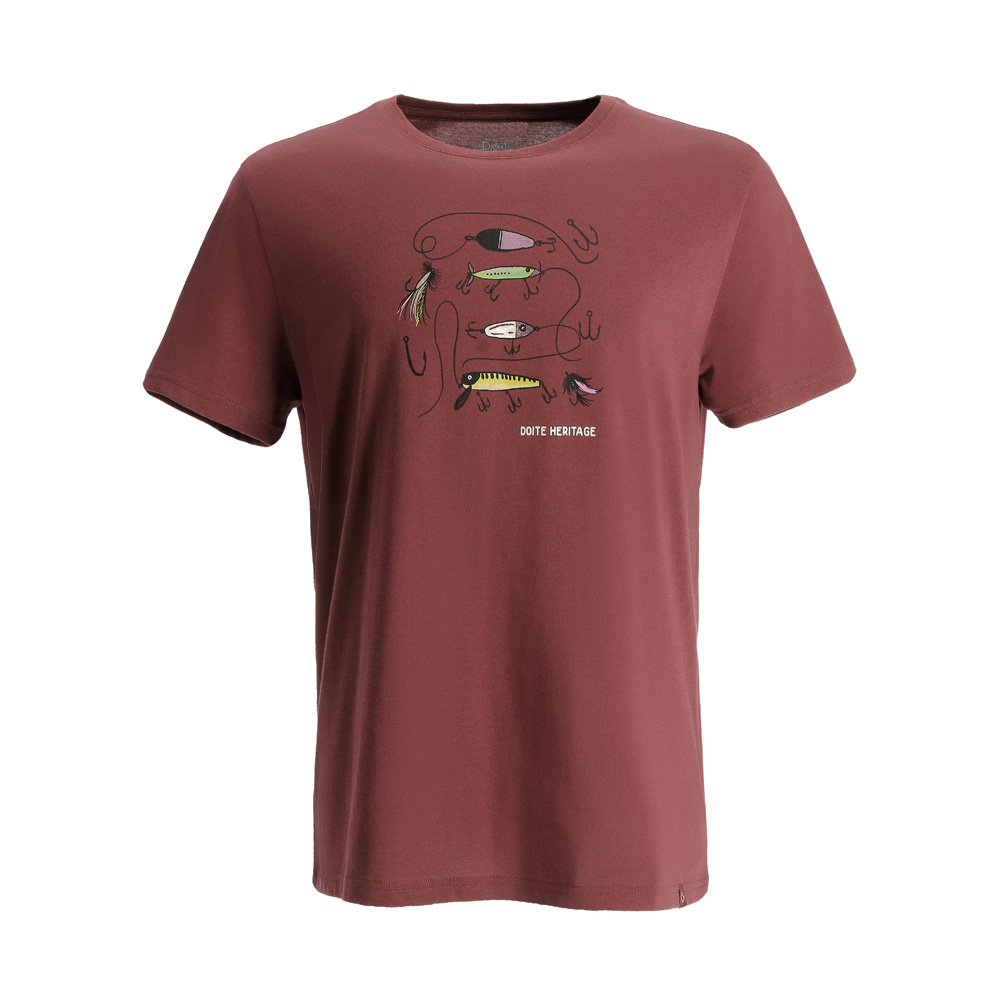 POLERA MANGA CORTA HOOK HOMBRE BURDEO DOITE - 1