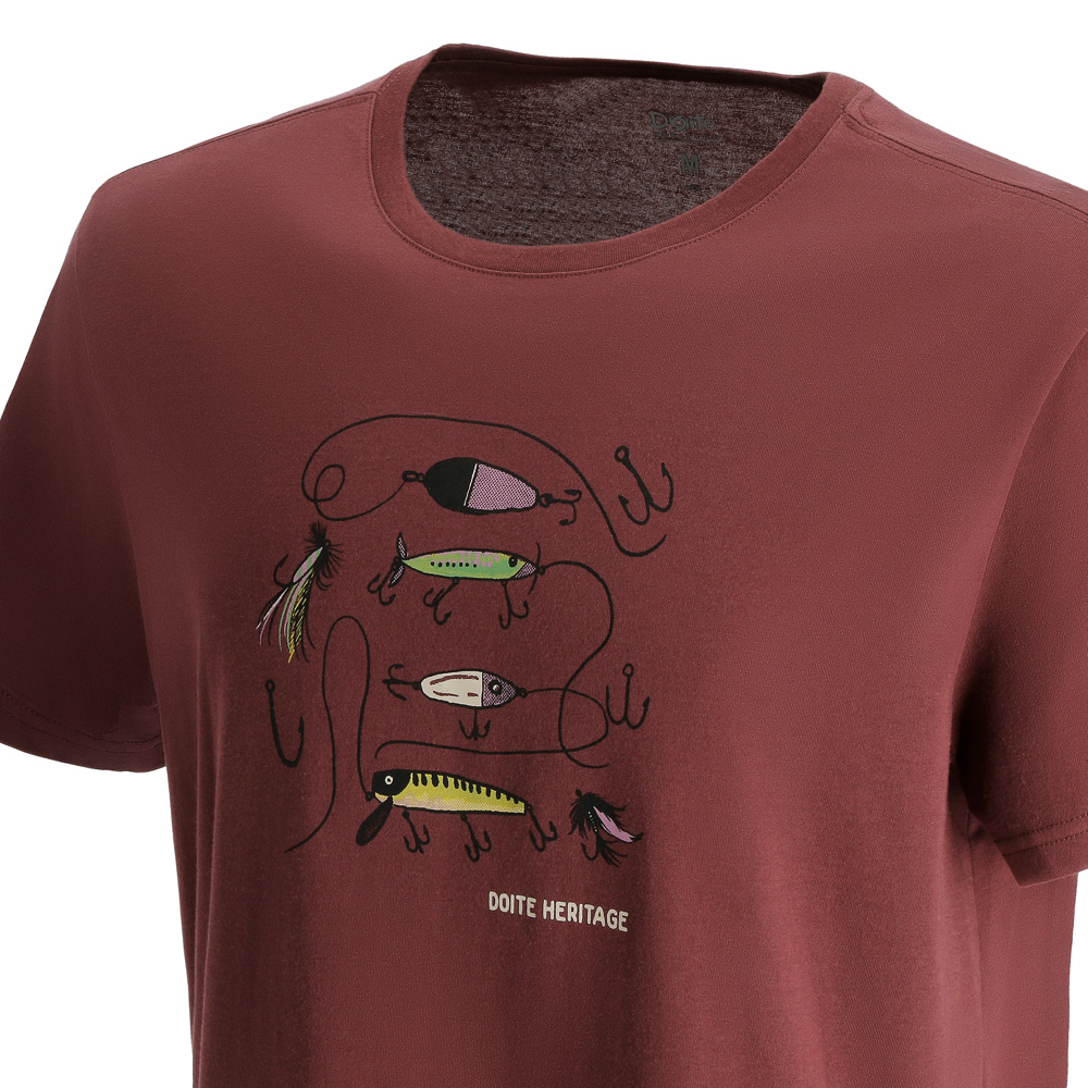 POLERA MANGA CORTA HOOK HOMBRE BURDEO DOITE - 4
