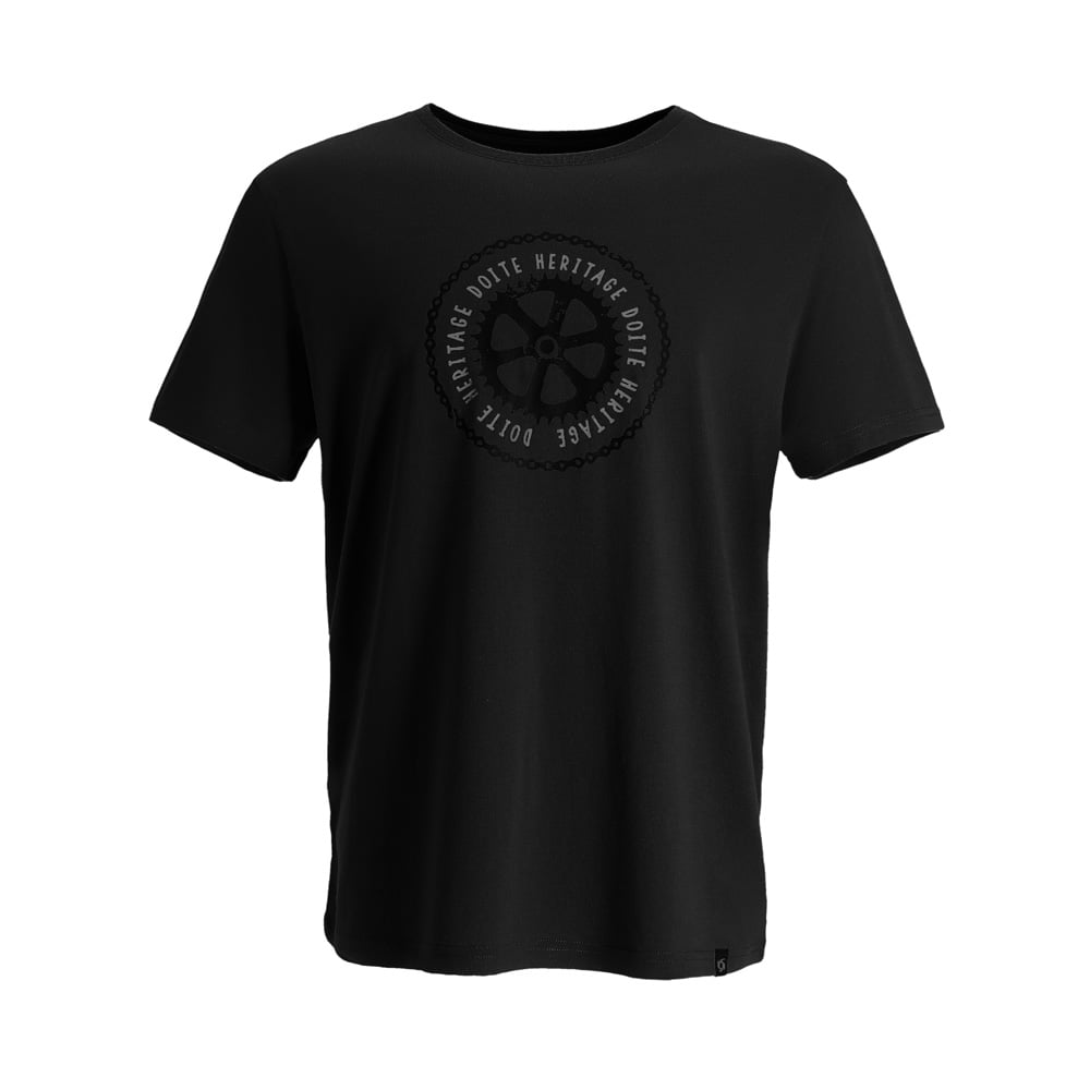 POLERA MANGA CORTA WHEEL NEGRO HOMBRE DOITE - 1