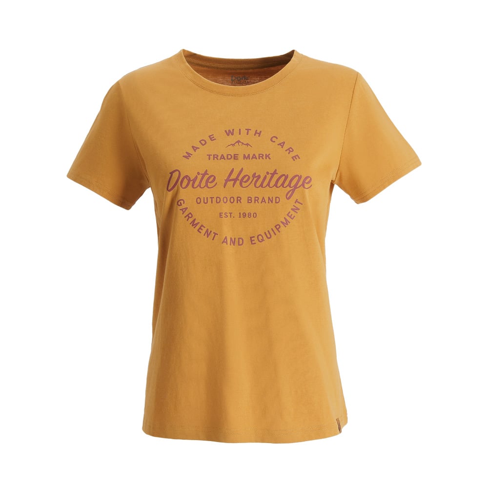 POLERA MANGA CORTA CORE AMARILLO MUJER DOITE - 1