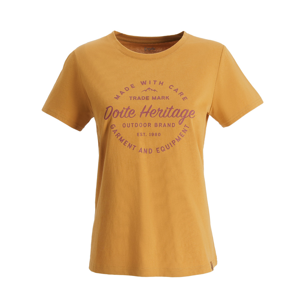 POLERA MANGA CORTA CORE AMARILLO MUJER DOITE - 1
