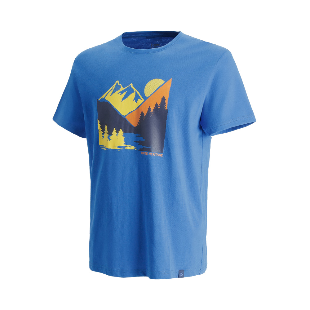 POLERA MANGA CORTA BANFF HOMBRE AZUL DOITE - 2