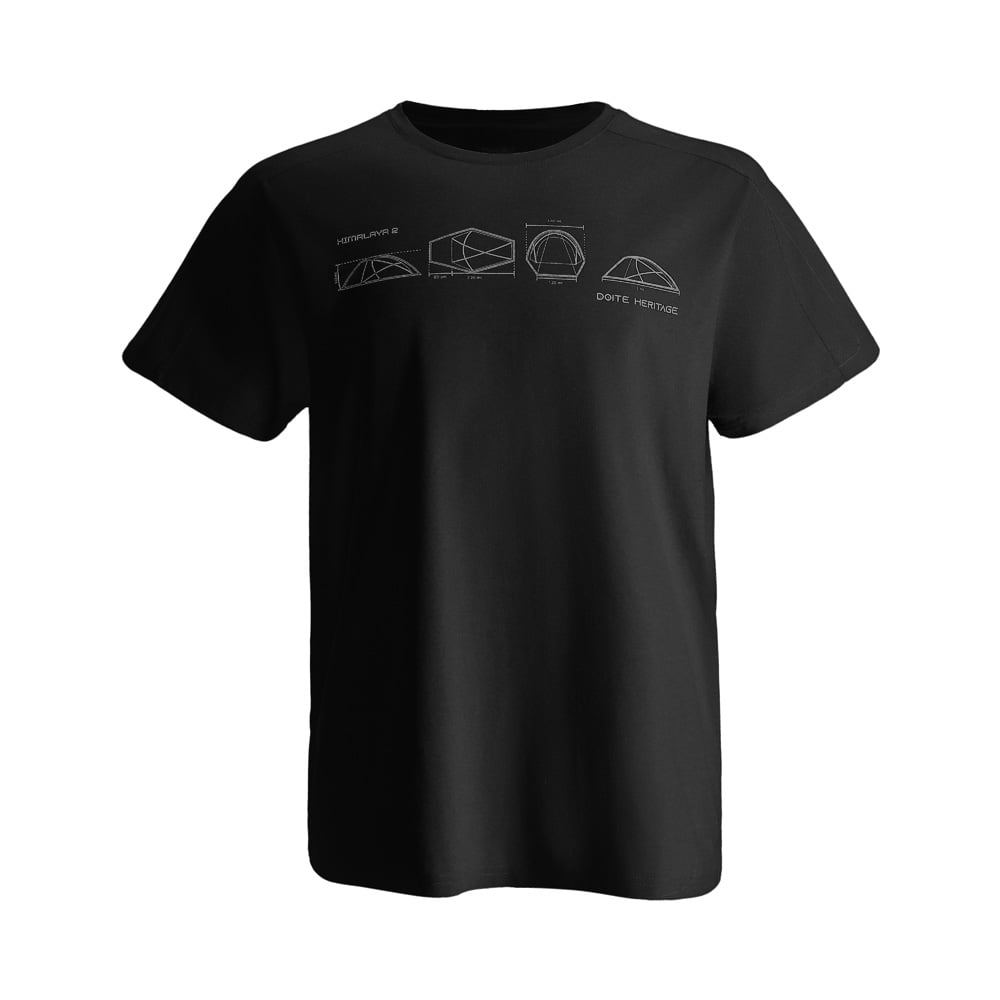 POLERA MANGA CORTA SHELTER NEGRO HOMBRE DOITE - 1