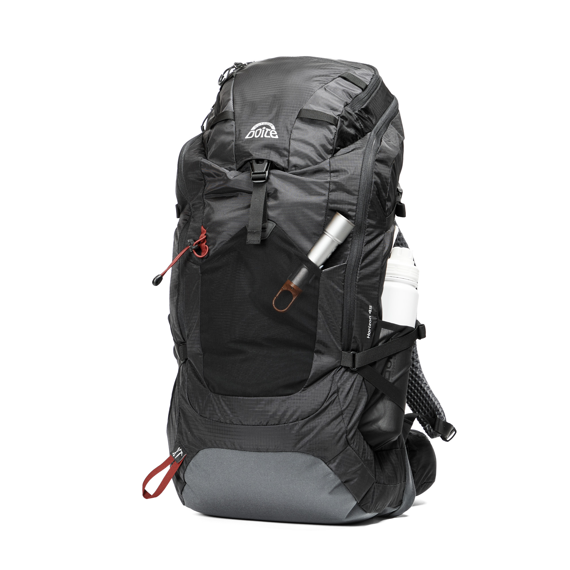 MOCHILA ACCION HORIZON 45 LITROS NEGRO DOITE - 4