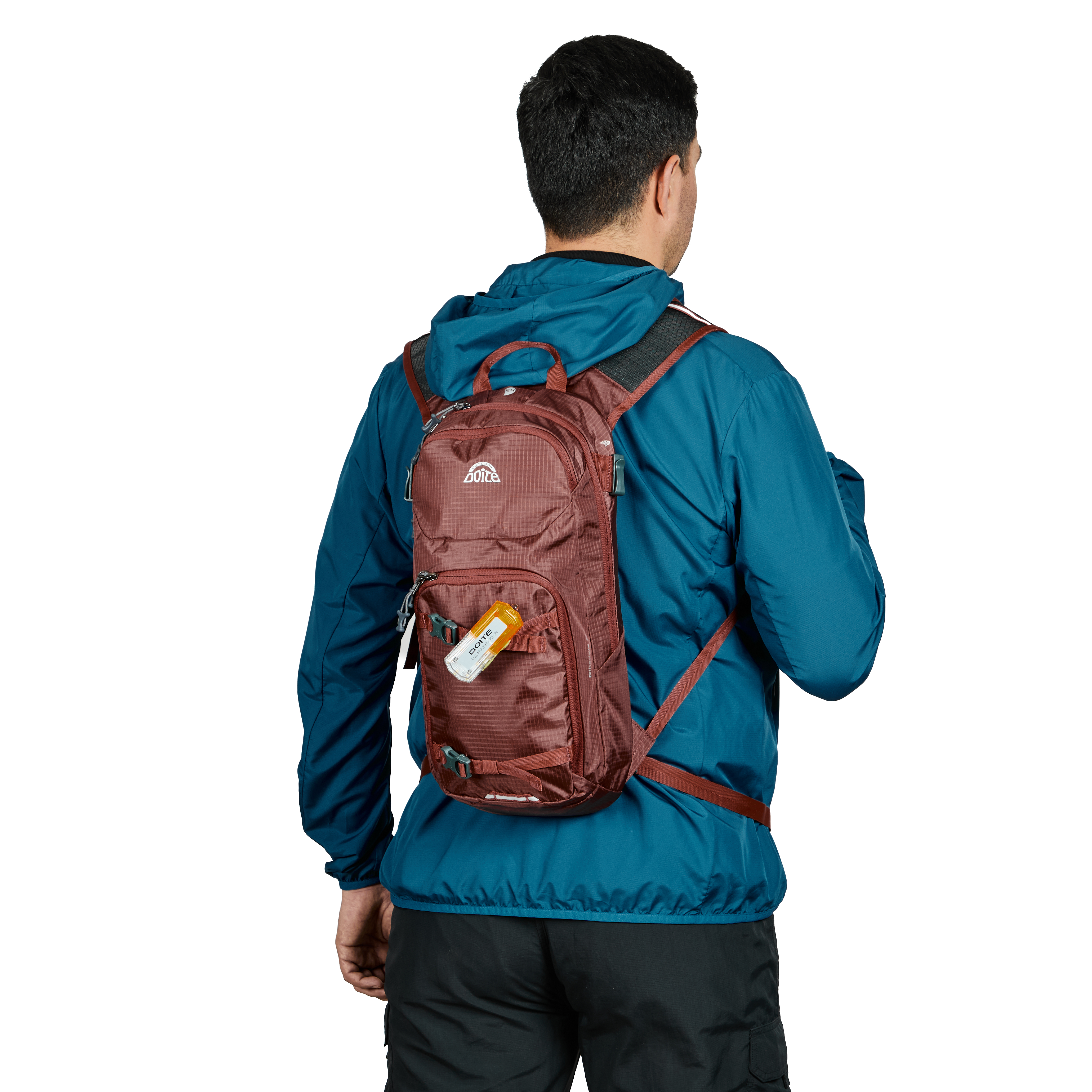 MOCHILA DEPORTIVA BIKEDALE 8 LITROS ROJO OSCURO DOITE - 3
