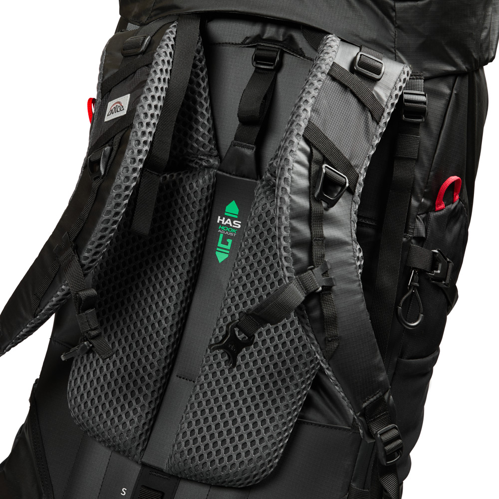 MOCHILA EXPEDICION CAMINO 100 LITROS NEGRO DOITE - 6