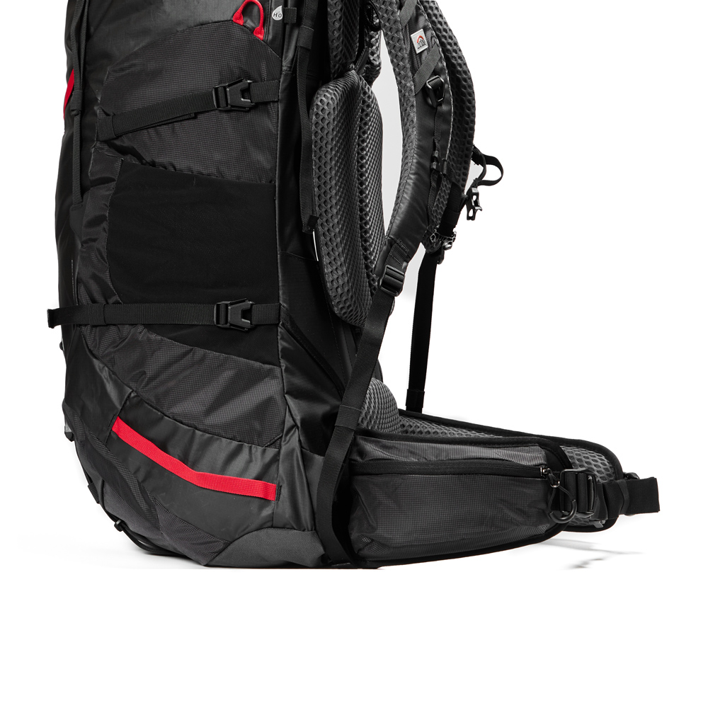 MOCHILA EXPEDICION CAMINO 100 LITROS NEGRO DOITE - 7