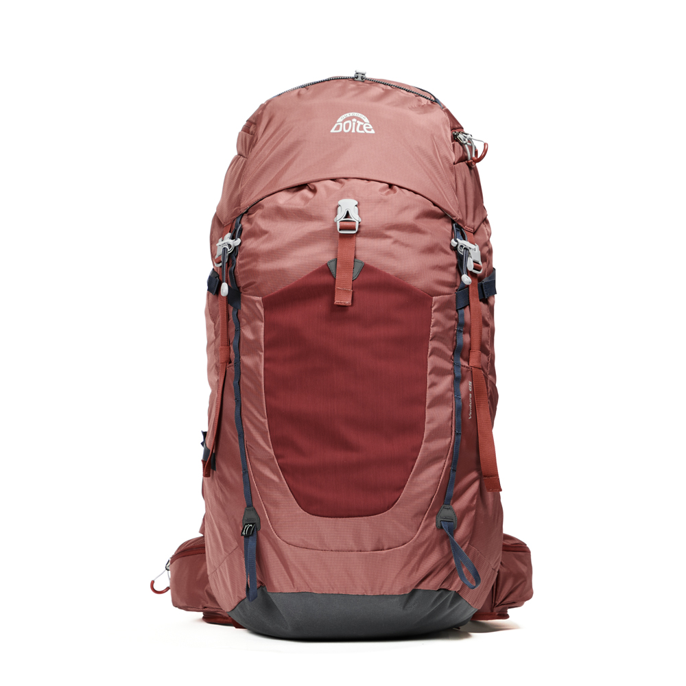 MOCHILA EXCURSION VENTURA 65 LITROS ROJO OSCURO DOITE - 1