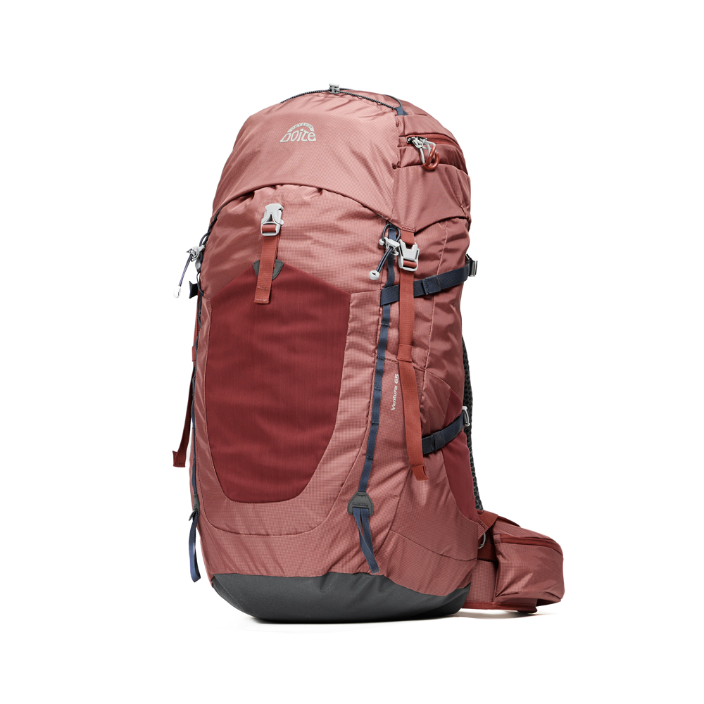 MOCHILA EXCURSION VENTURA 65 LITROS ROJO OSCURO DOITE - 2