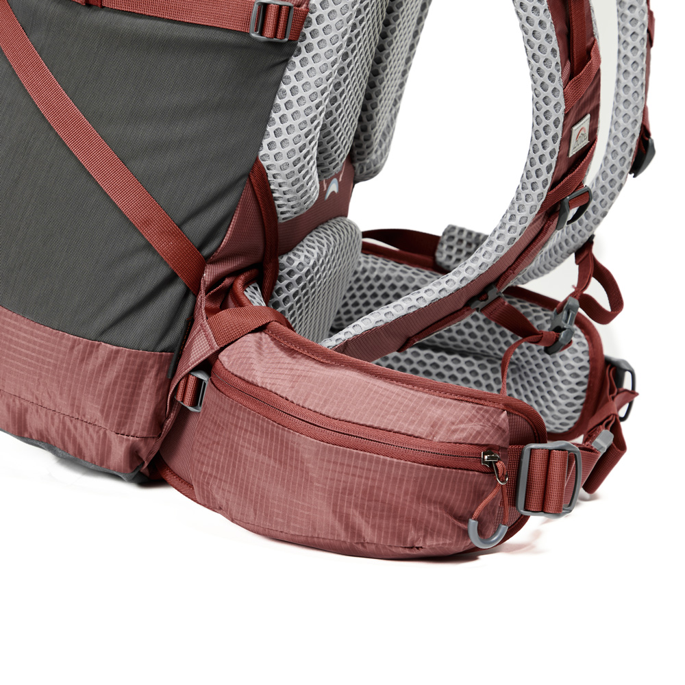 MOCHILA EXCURSION HORIZON 60 LITROS ROJO OSCURO DOITE - 6