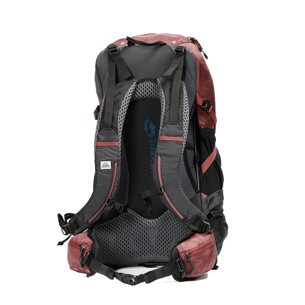MOCHILA ACCION PHANTOR 42 LITROS ROJO OSCURO DOITE - 4