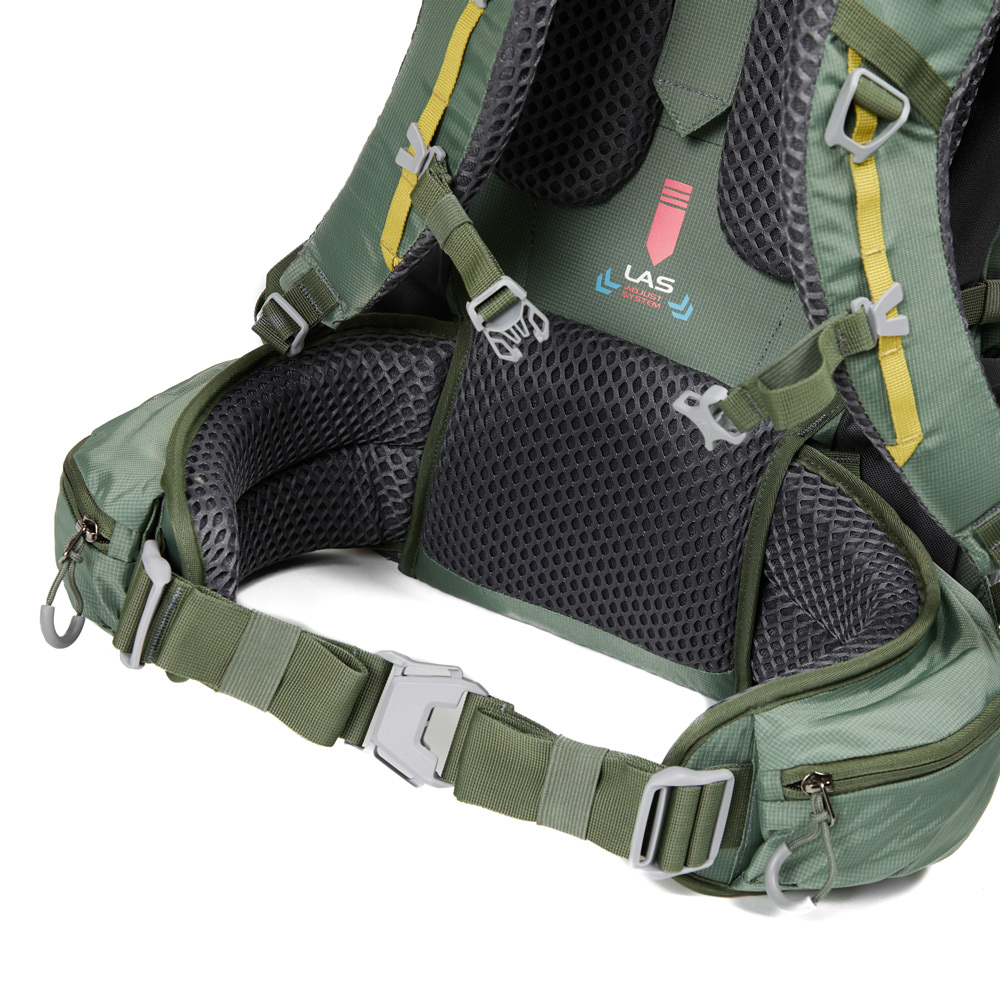 MOCHILA EXCURSION ELICA 70 LITROS VERDE DOITE - 9