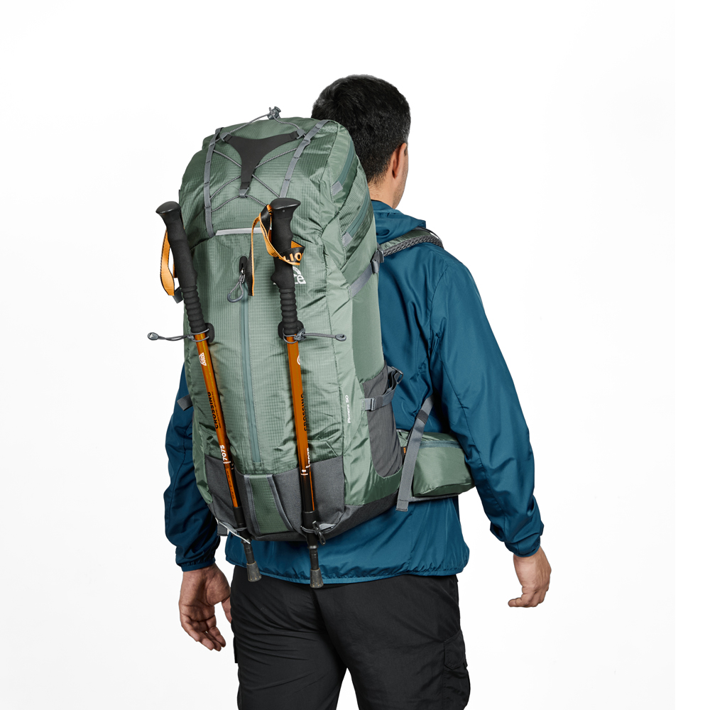 MOCHILA EXCURSION PIONERA 50 LITROS VERDE DOITE - 3