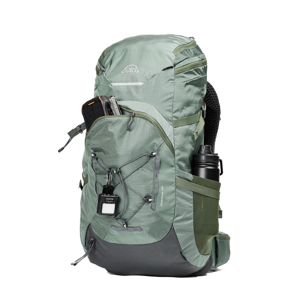 MOCHILA ACCION QUANTUM 45 LITROS VERDE DOITE - 5