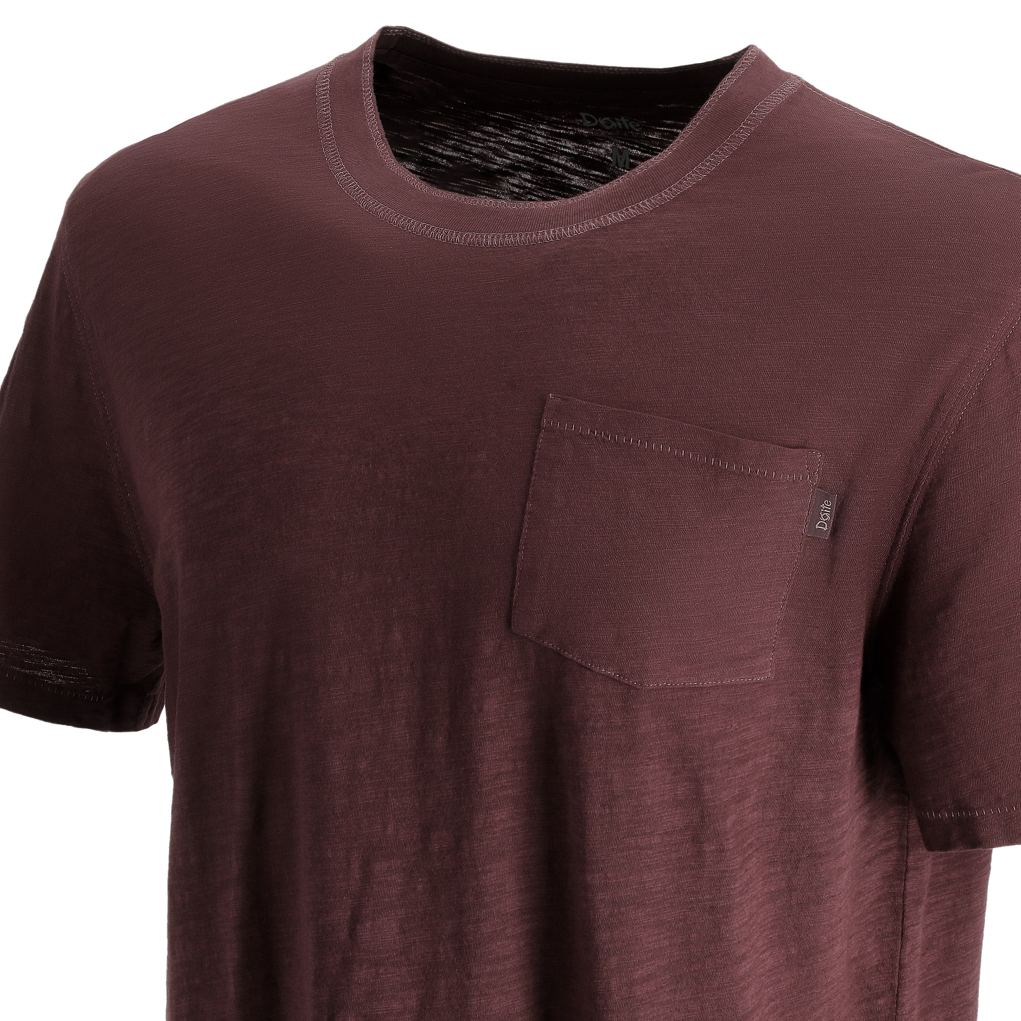 POLERA MANGA CORTA SLUB HOMBRE BURDEO DOITE - 4