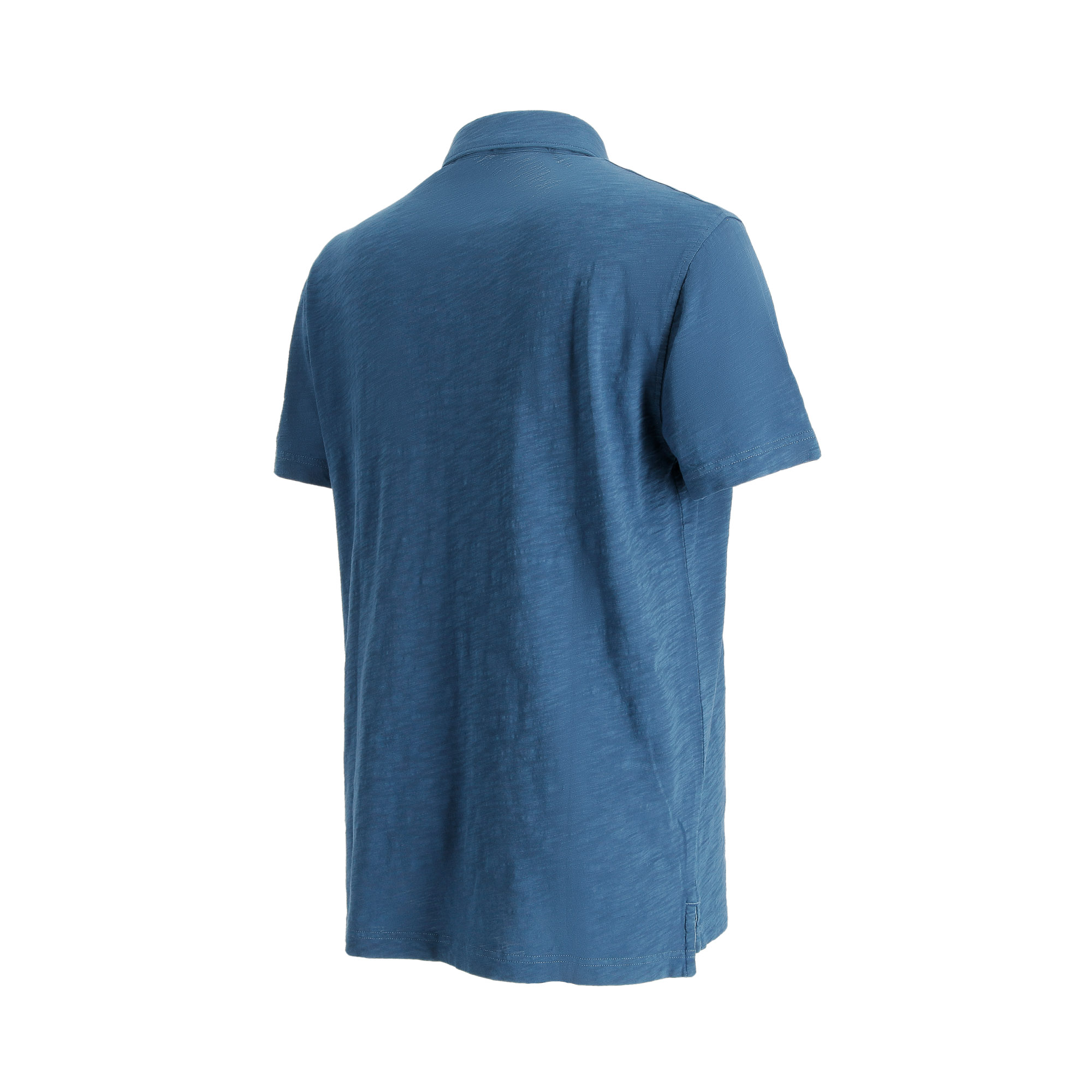 POLERA MANGA CORTA SLUB POLO HOMBRE AZUL MARINO DOITE - 3
