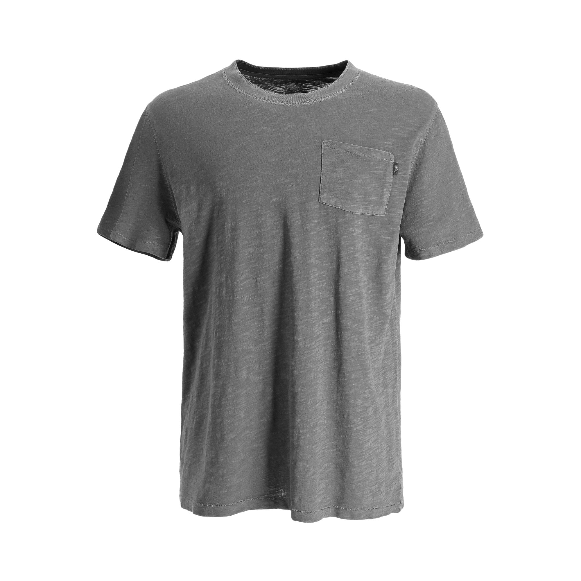 POLERA MANGA CORTA SLUB HOMBRE GRIS DOITE - 1