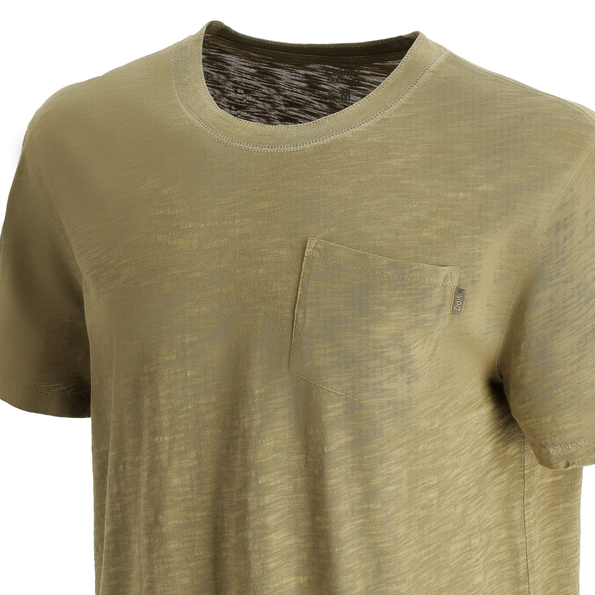 POLERA MANGA CORTA SLUB HOMBRE VERDE DOITE - 4