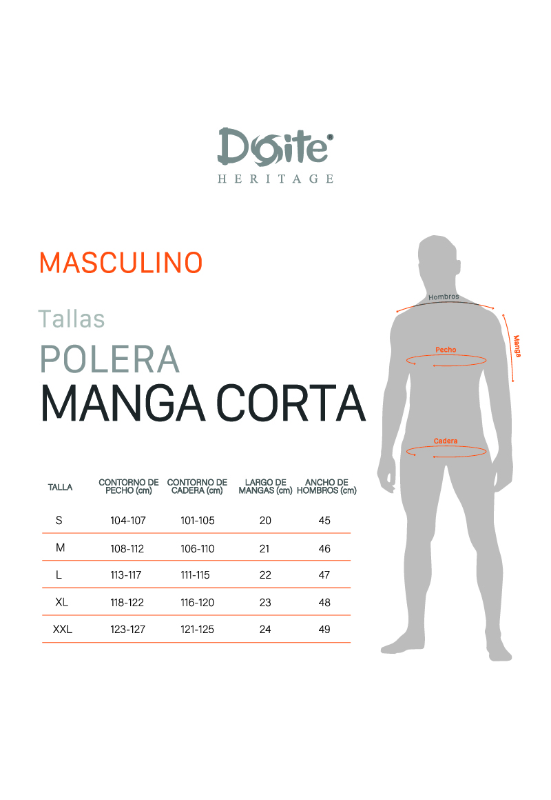 POLERA MANGA CORTA TABORA HOMBRE GRIS DOITE - 5