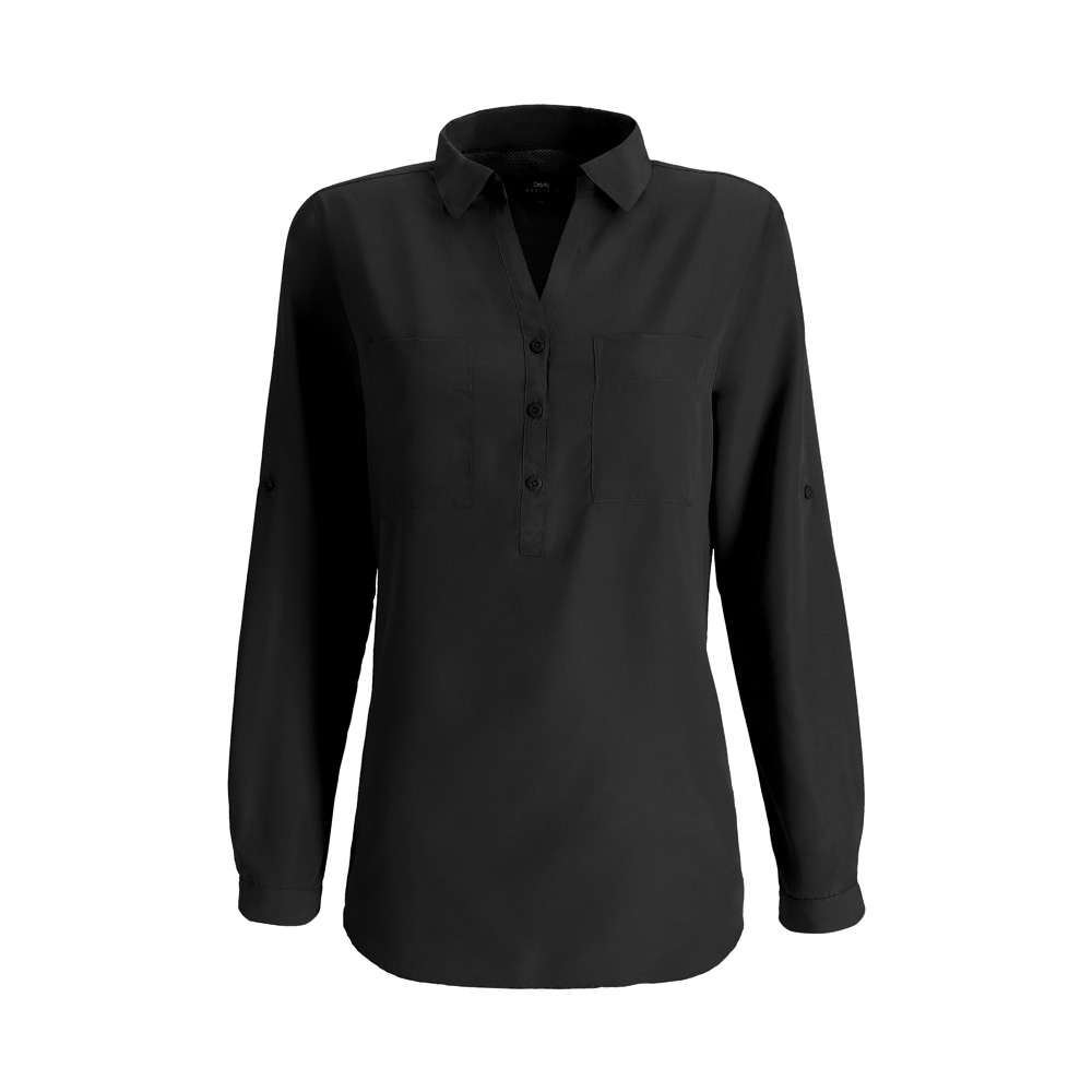 CAMISA MANGA LARGA FALCON NEGRO MUJER DOITE - 1