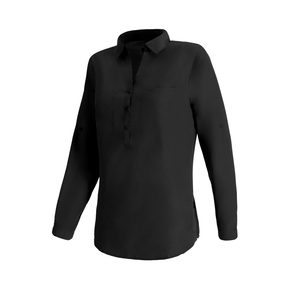 CAMISA MANGA LARGA FALCON NEGRO MUJER DOITE - 2