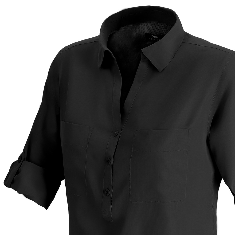 CAMISA MANGA LARGA FALCON NEGRO MUJER DOITE - 4