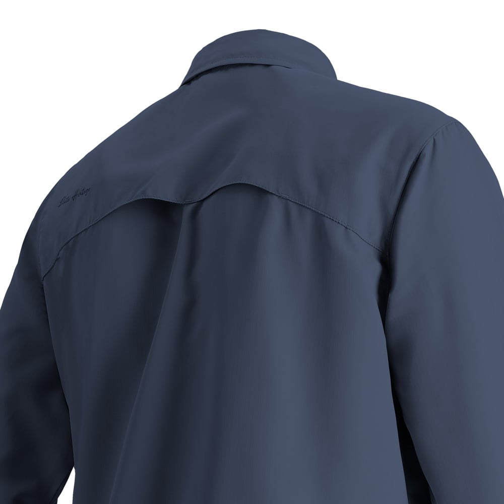 CAMISA MANGA LARGA BRIDGE MUJER AZUL MARINO DOITE - 7