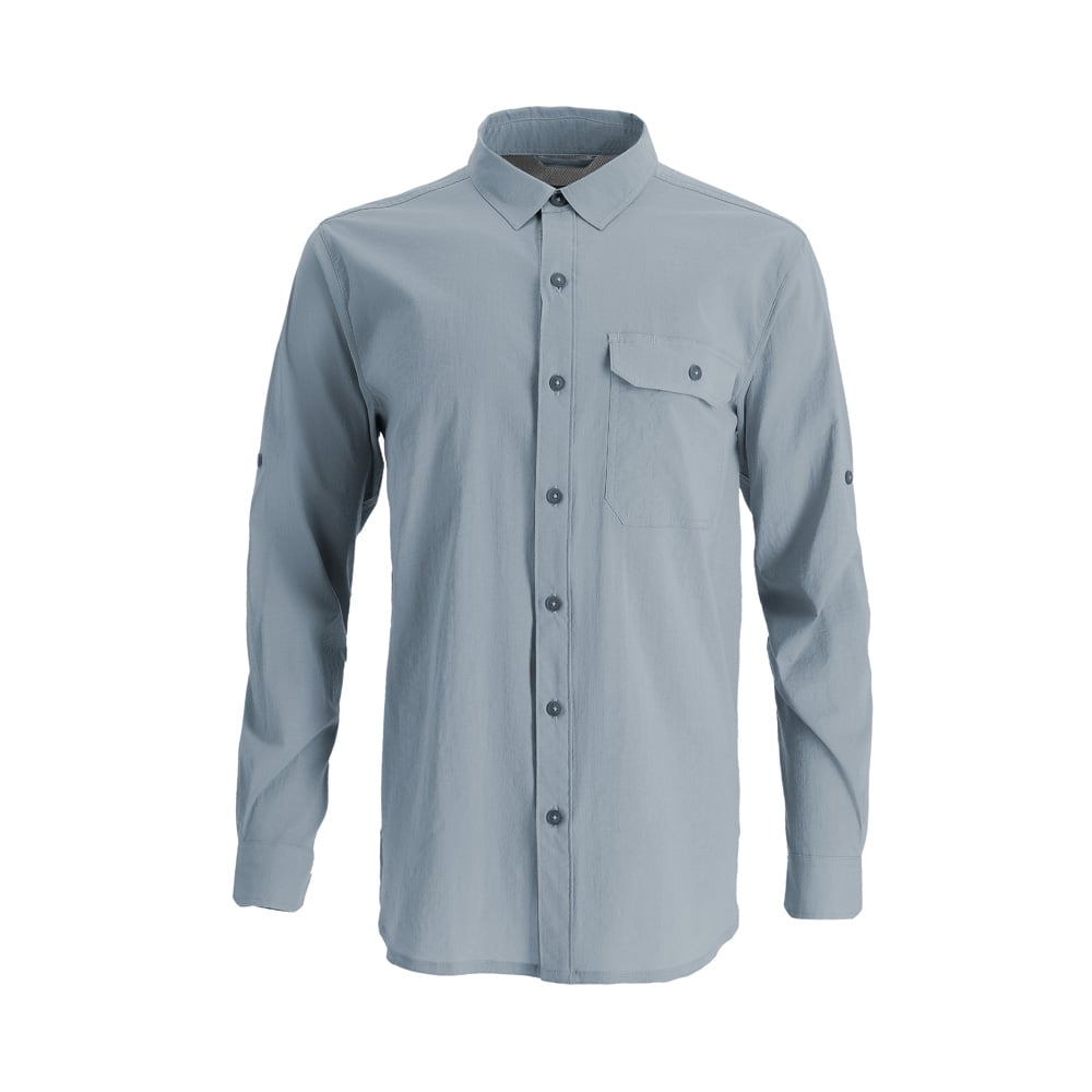 CAMISA MANGA LARGA JUNCAL HOMBRE GRIS DOITE - 1