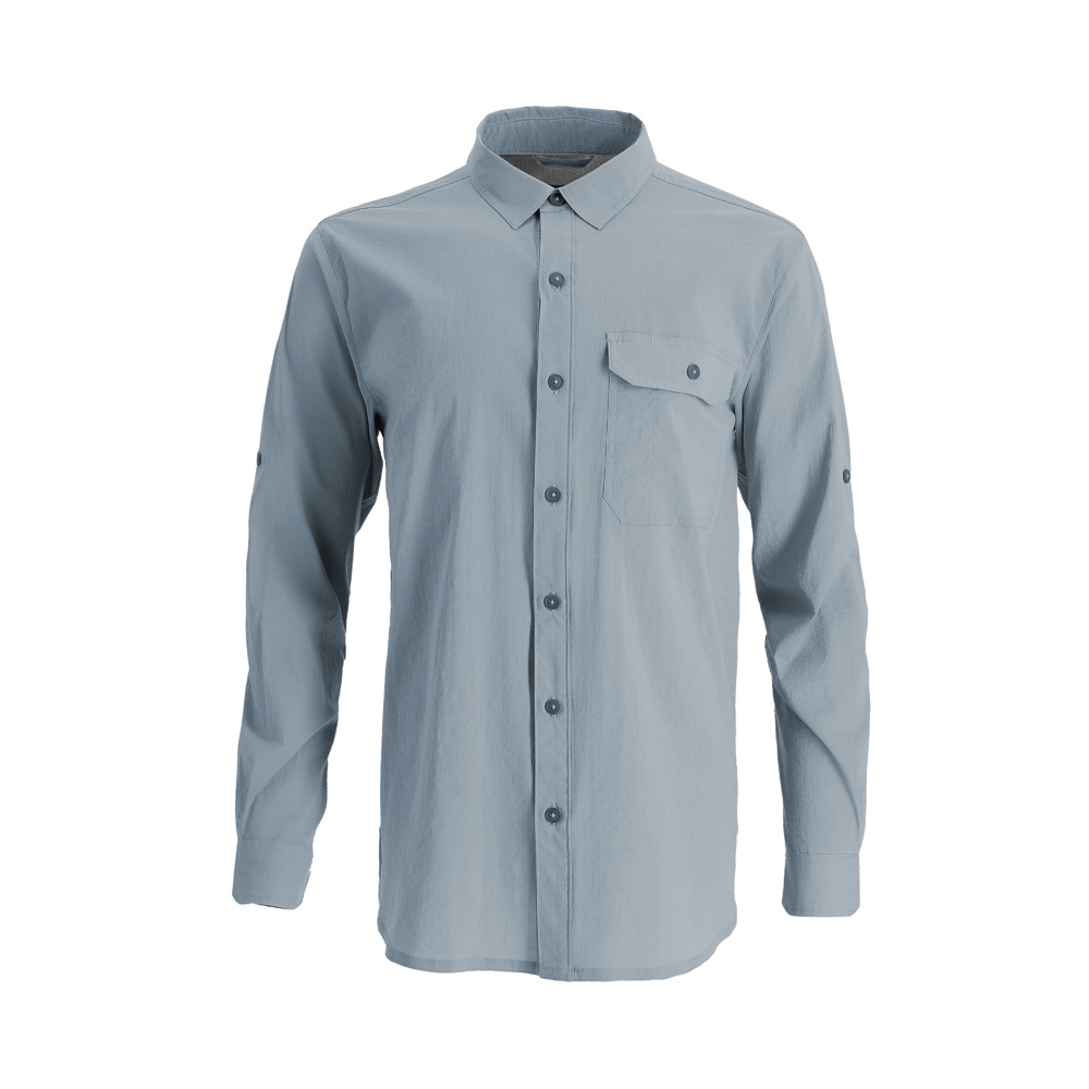 CAMISA MANGA LARGA JUNCAL HOMBRE GRIS DOITE - 1
