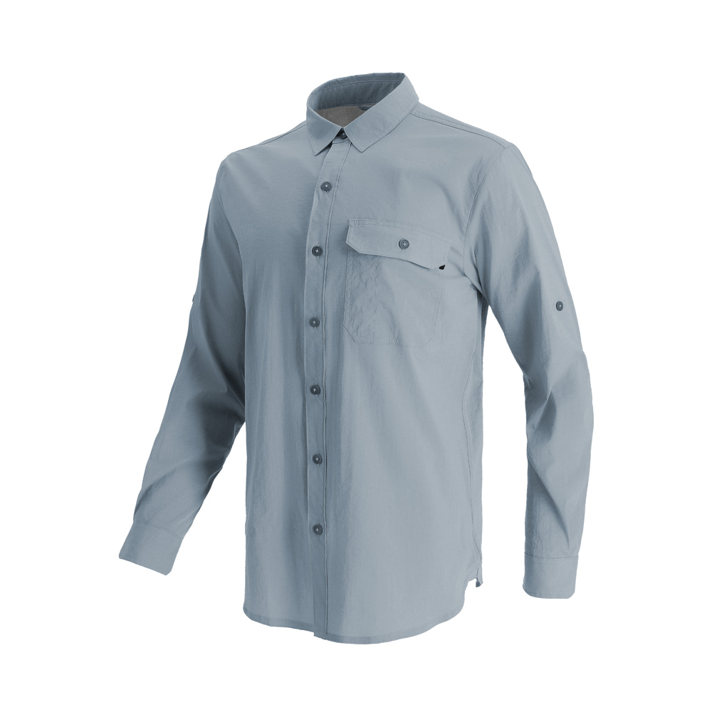 CAMISA MANGA LARGA JUNCAL HOMBRE GRIS DOITE - 2