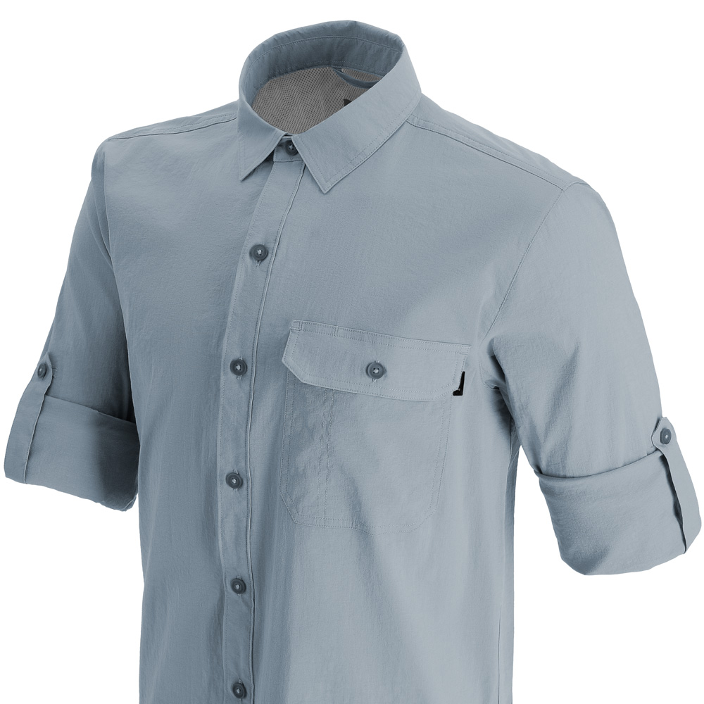 CAMISA MANGA LARGA JUNCAL HOMBRE GRIS DOITE - 4