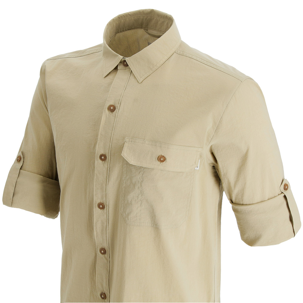 CAMISA MANGA LARGA JUNCAL HOMBRE BEIGE DOITE - 3