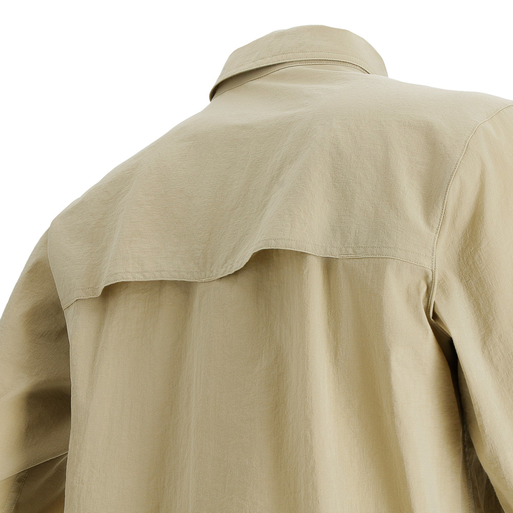 CAMISA MANGA LARGA JUNCAL HOMBRE BEIGE DOITE - 5