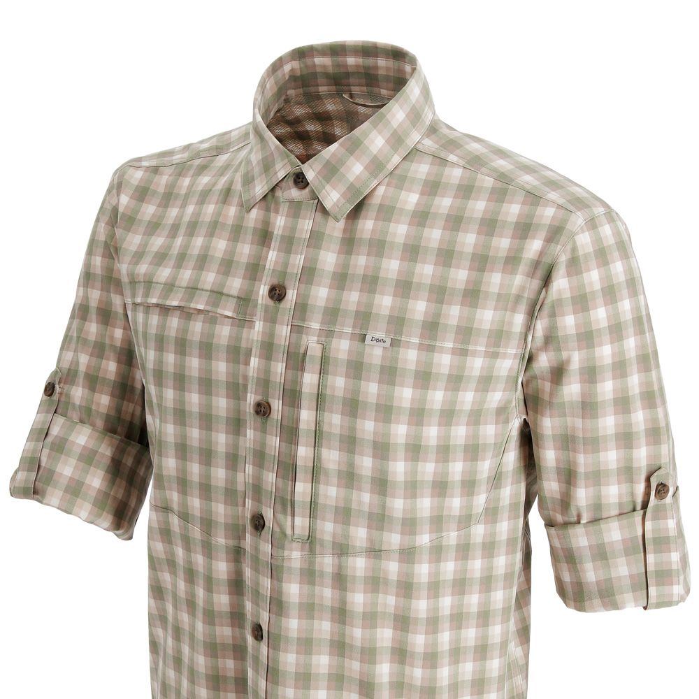 CAMISA MANGA LARGA RUPANCO HOMBRE OLIVA DOITE - 4