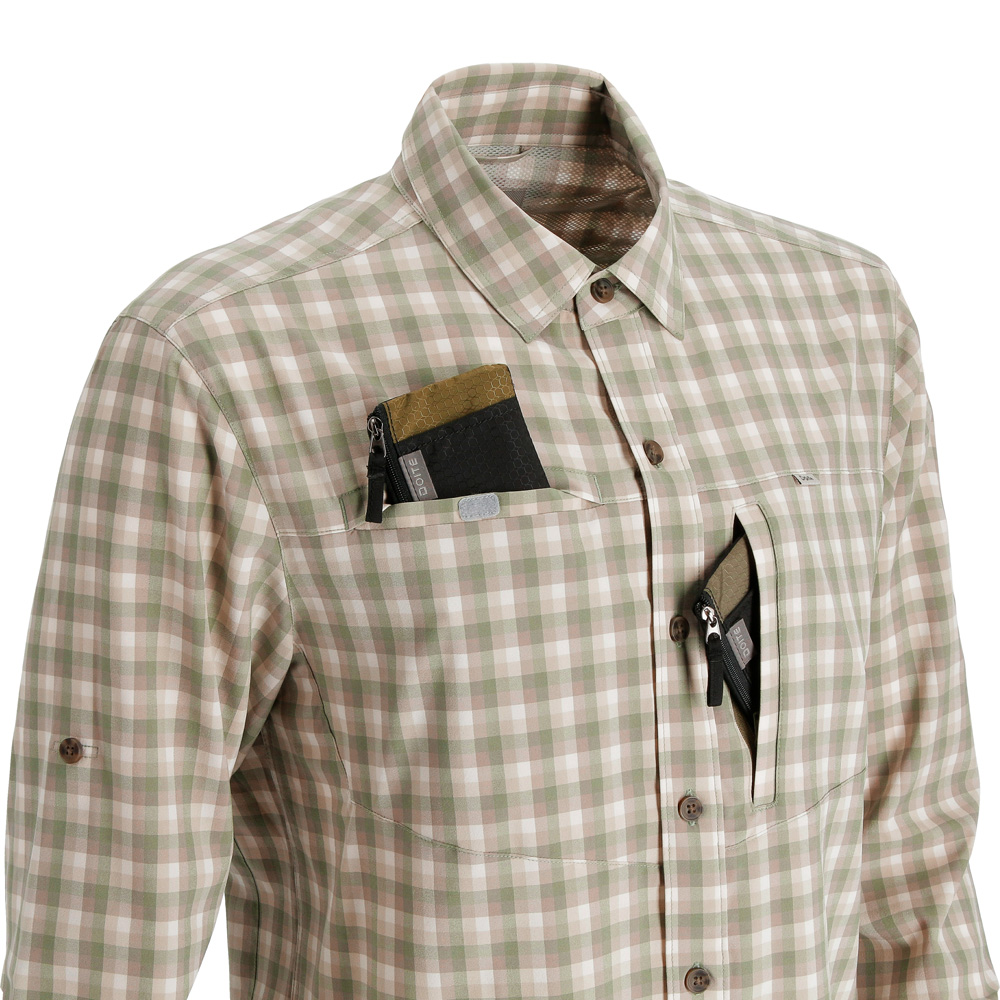 CAMISA MANGA LARGA RUPANCO HOMBRE OLIVA DOITE - 5