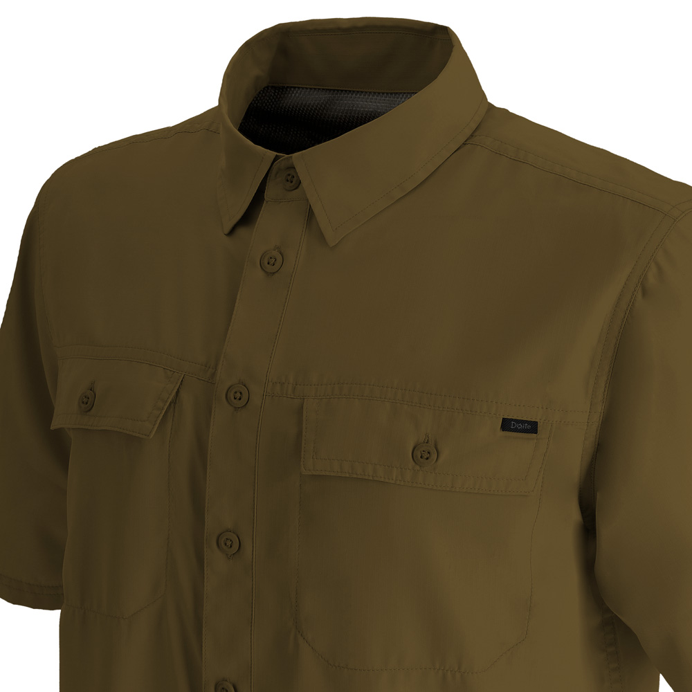 CAMISA MANGA CORTA LASSEN HOMBRE OLIVA DOITE - 4