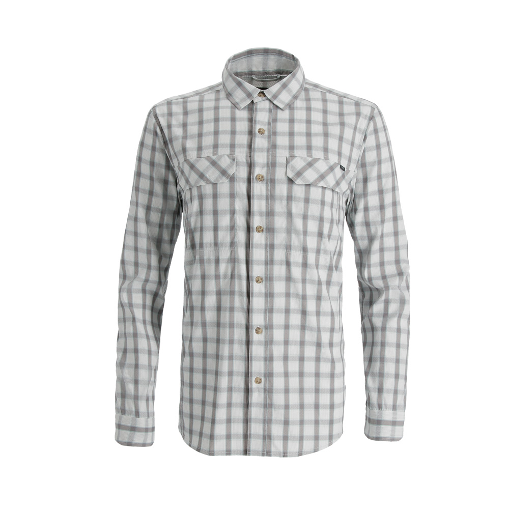 CAMISA MANGA LARGA ROVER HOMBRE GRIS DOITE - 1