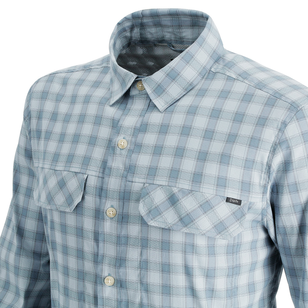 CAMISA MANGA LARGA ROVER HOMBRE GRIS DOITE - 4