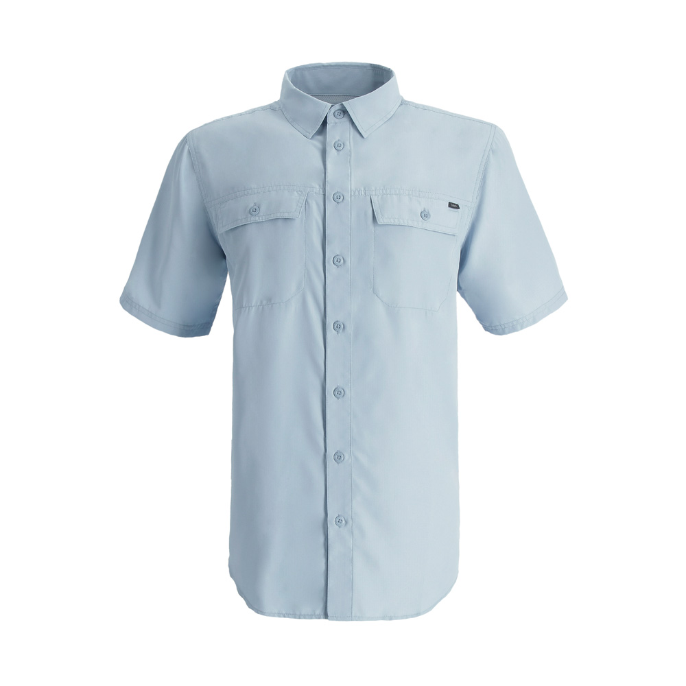 CAMISA MANGA CORTA LASSEN HOMBRE CELESTE DOITE - 1