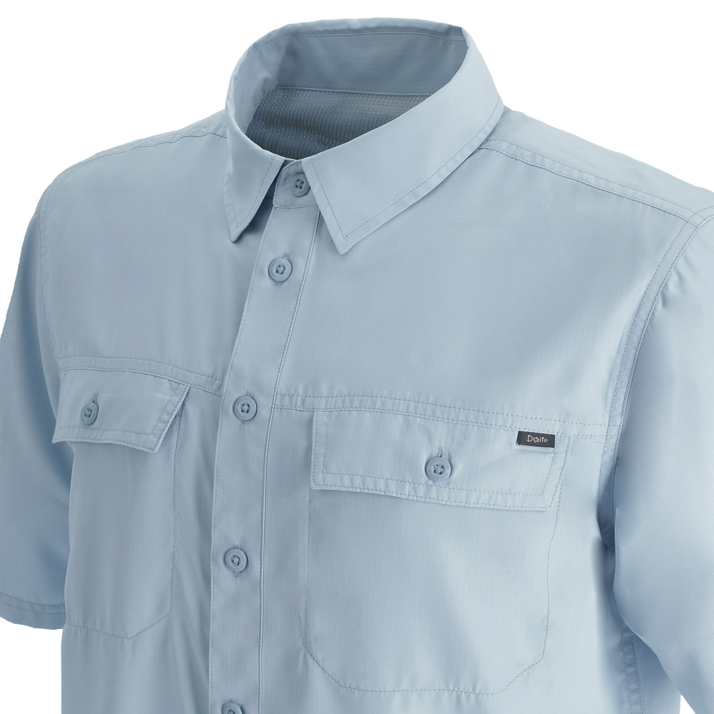 CAMISA MANGA CORTA LASSEN HOMBRE CELESTE DOITE - 4