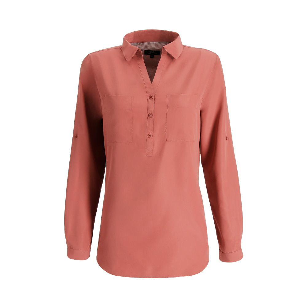 CAMISA MANGA LARGA FALCON MUJER CORAL DOITE - 1