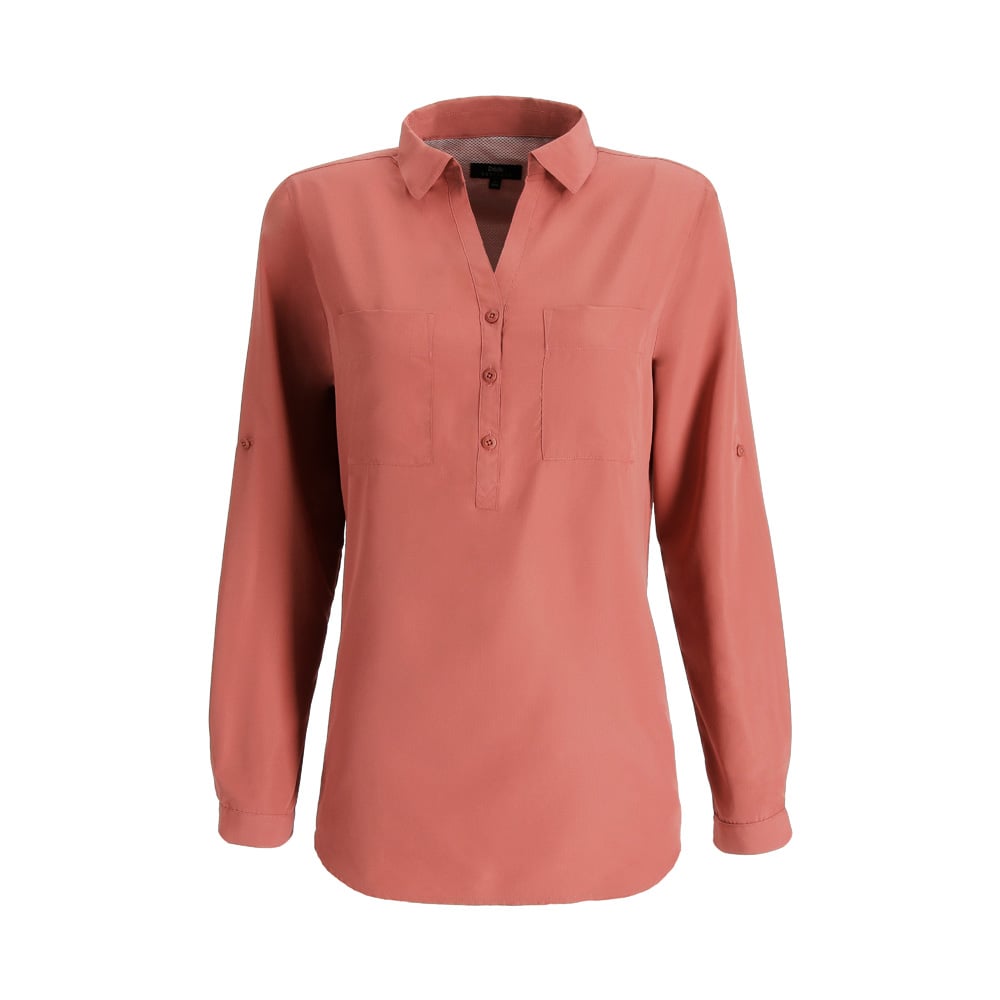 CAMISA MANGA LARGA FALCON MUJER CORAL DOITE - 1