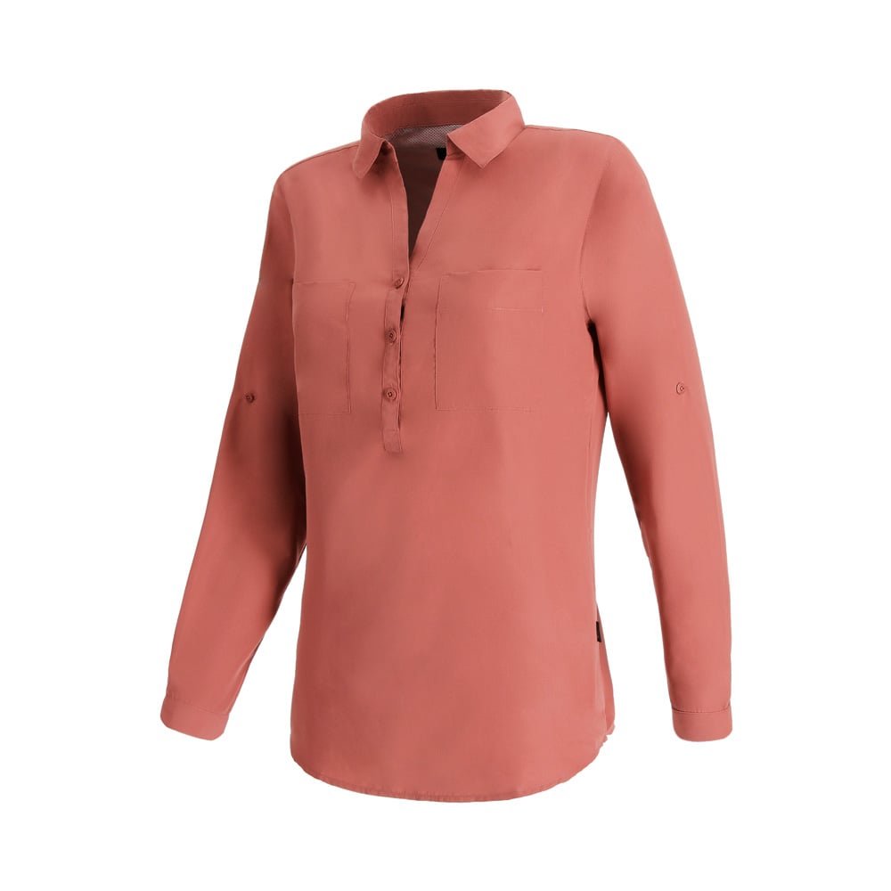 CAMISA MANGA LARGA FALCON MUJER CORAL DOITE - 2